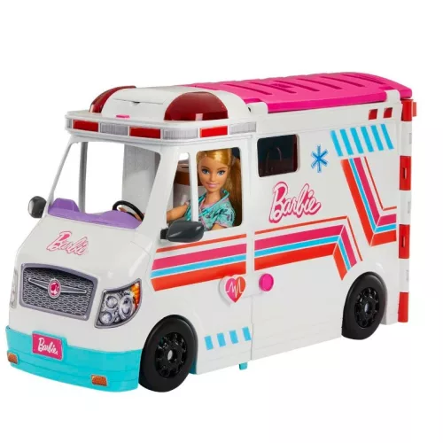 Barbie mentőautó játékszett