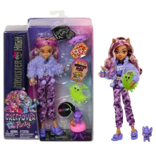 Monster High Creepover Party divatbaba - Clawdeen