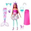 Barbie Dreamtopia - Átváltozó sellő baba