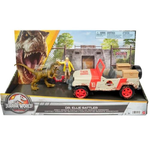 Jurassic World Legacy Collection - Dr. Ellie Sattler kockázatos mentőakció csomagja