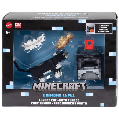 Minecraft Diamond Level - Macska figura