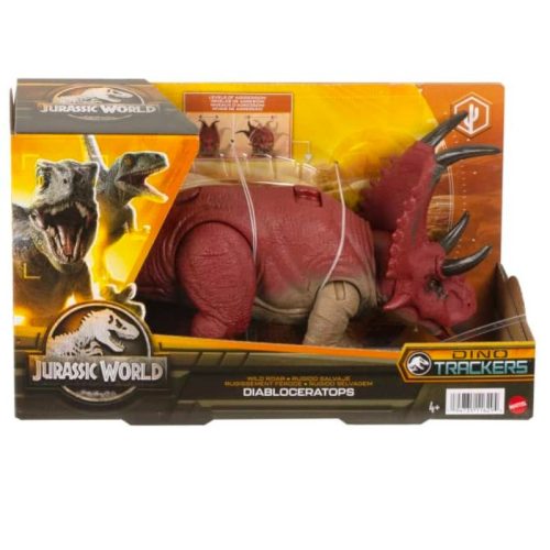 Jurassic World Támadó dinó hanggal - Diabloceratops figura