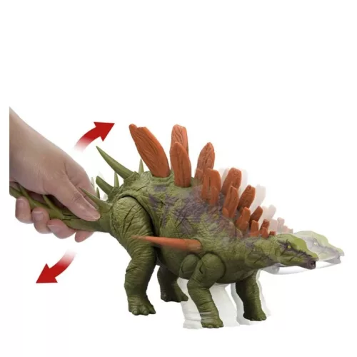 Jurassic World Káoszelmélet Támadó dinó hanggal játékfigura – Kentrosaurus dinoszaurusz figura