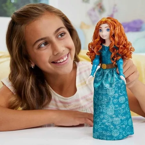 Disney Hercegnők - Csillogó hercegnő játékbaba – Merida