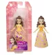 Disney Hercegnők - Mini Disney Hercegnők Belle hercegnő játékbaba csillogó ruhában