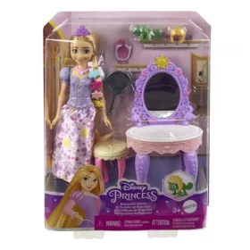 Disney Hercegnők – Aranyhaj fésülködőasztal játékszett – Aranyhaj