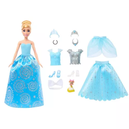 Disney Hercegnők játékszett – Royal Fashion Meglepetés baba – Hamupipőke