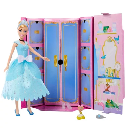 Disney Hercegnők játékszett – Royal Fashion Meglepetés baba – Hamupipőke