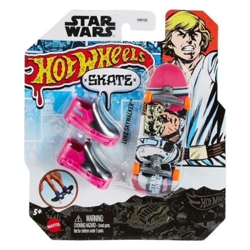 Hot Wheels Tematikus fingerboard cipővel - Star Wars Luke Skywalker