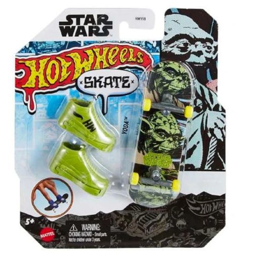 Hot Wheels Tematikus fingerboard cipővel - Star Wars Yoda