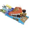 Hot Wheels Monster Trucks Arena Smashers - Treasure Chomp Challenge pályakészlet és Tiger Shark