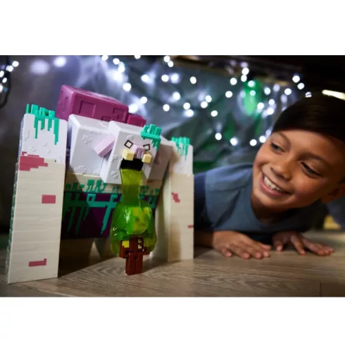 Minecraft Legends játékszett Slime-mal