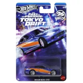Hot Wheels Silver Series 2/5 Fast & Furious – Nissan Silvia (S15) kisautó (1:64)