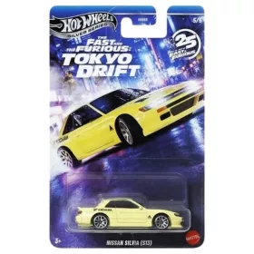 Hot Wheels Fast & Furious Silver Series – Nissan Silvia (S13) kisautó (1:64)