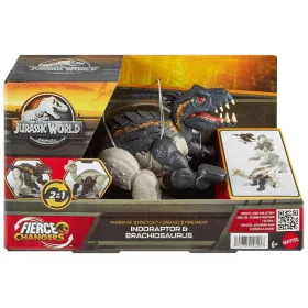 Jurassic World Fierce Changers Indoraptor és Brachiosaurus átalakítható játékfigura