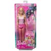 Barbie - Szőke baba fürdőruhában strandkiegészítőkkel