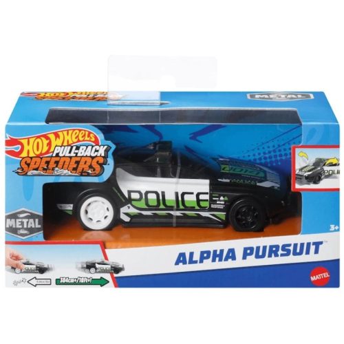 Hot Wheels Felhúzható kisautók - Night Burnerz 02/03 - Alpha Pursuit