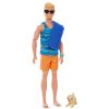 Barbie - Ken baba szörfdeszkával és kiskutyával