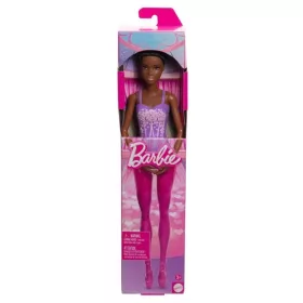 Barbie fekete hajú balerina játékbaba