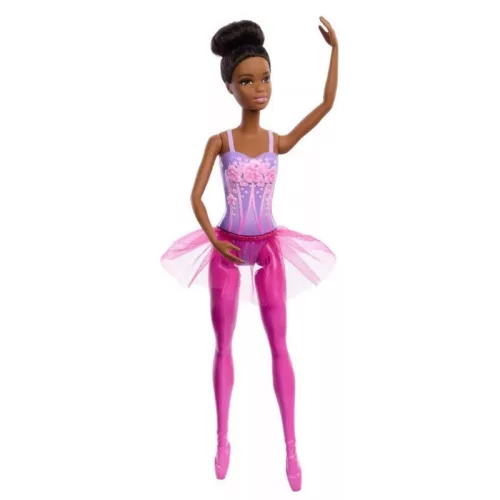 Barbie fekete hajú balerina játékbaba