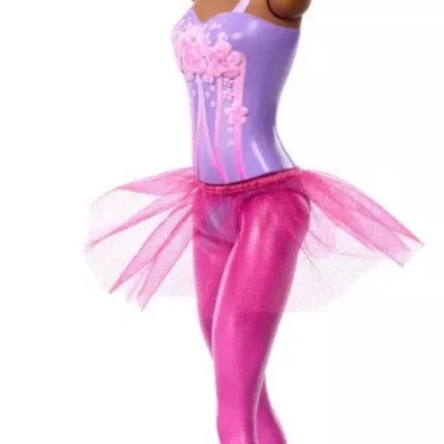 Barbie fekete hajú balerina játékbaba