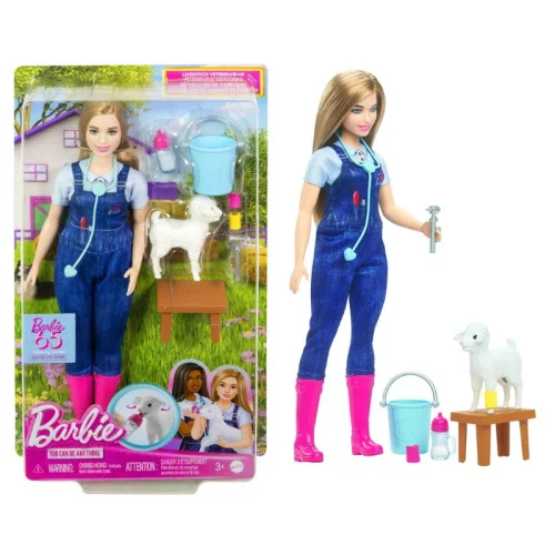 Barbie 65. évfordulós Karrier játékszett – Állatorvos baba