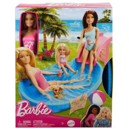 Barbie Medence babával játékszett