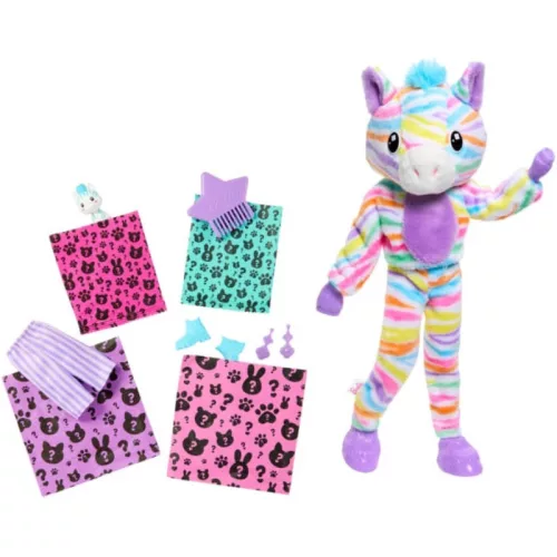 Barbie Cutie Reveal meglepetés divatbaba – Zebra (7. sorozat)