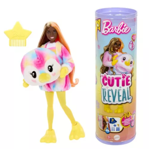 Barbie Cutie Reveal meglepetés divatbaba – Pingvin (7. sorozat)