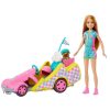 Barbie and Stacie To The Rescue - Go-Kart játékszett babával