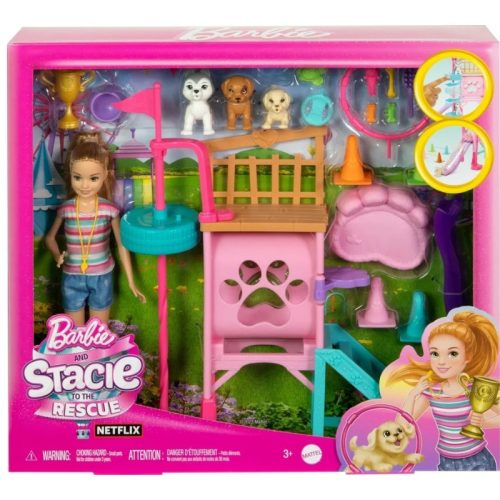 Barbie and Stacie to the Rescue - Kutyaiskola játékszett
