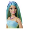 Barbie Dreamtopia Kék-zöld hajú hercegnő baba