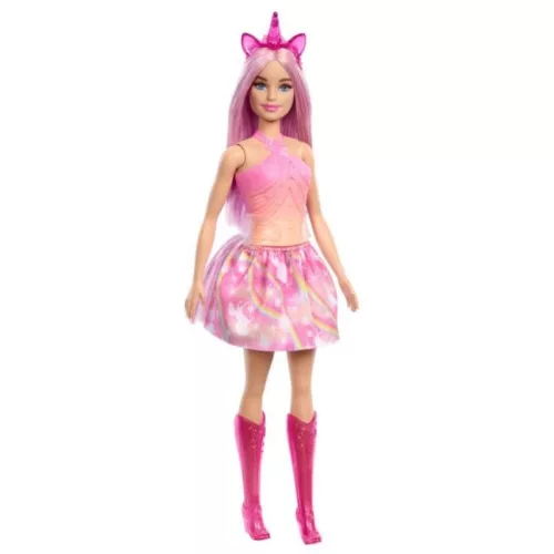 Barbie Dreamtopia rózsaszín hajú unikornis játékbaba