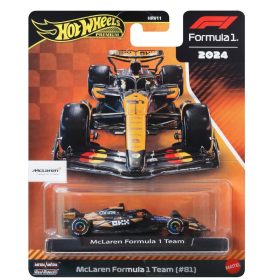 Hot Wheels Premium F1 2024 fém kisautó – McLaren Formula 1 Team Oscar Piastri (#81)