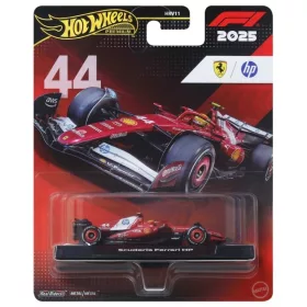 Hot Wheels Premium 2025 Formula 1 Scuderia Ferrari HP kisautó – Lewis Hamilton #44, 1:64