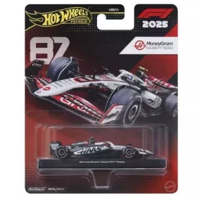 Hot Wheels Premium F1 kisautó – Oliver Bearman #87 – MoneyGram Haas F1 Team 2025 – 1:64
