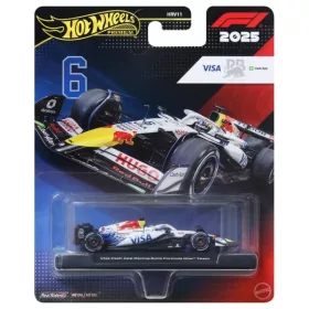 Hot Wheels Premium F1 kisautó – Isack Hadjar #6 – Visa Cash App RB Formula One Team