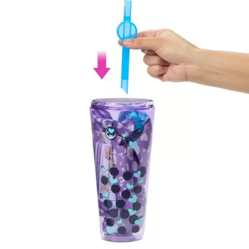 Barbie Slime Reveal Állati buli meglepetés divatbaba – illatos lila