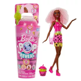 Barbie Slime Reveal Állati buli meglepetés divatbaba – Illatos baba rózsaszín
