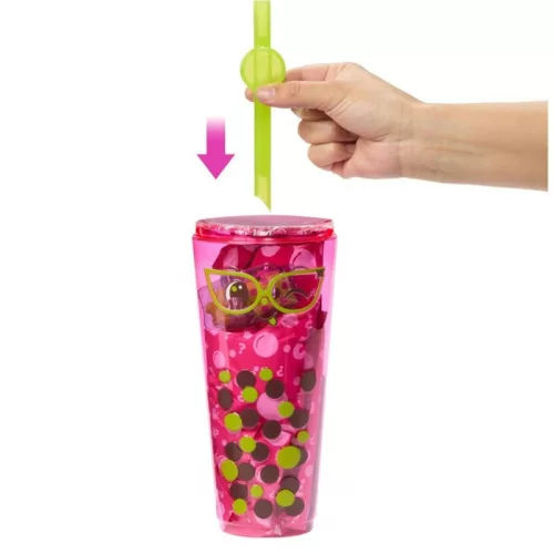 Barbie Slime Reveal Állati buli meglepetés divatbaba – Illatos baba rózsaszín