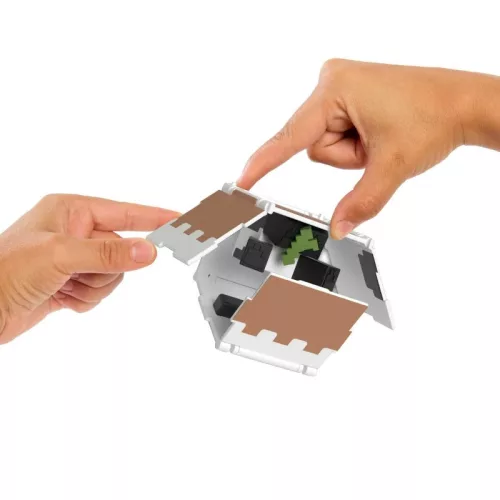 Minecraft 2 az 1-ben Flippin Figs átalakítható játékfigura – Panda és süti