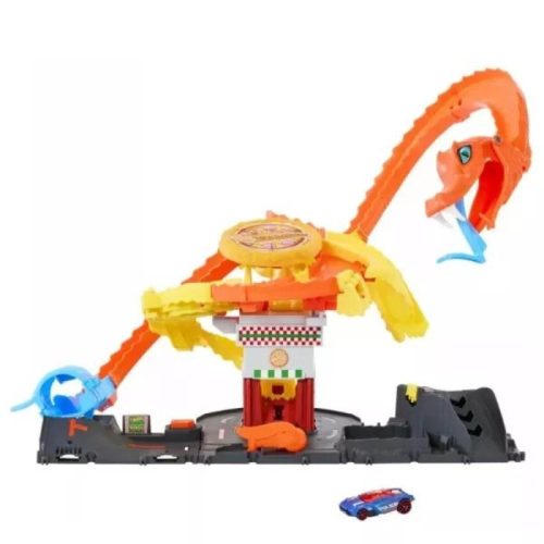 Hot Wheels City Kobratámadás a pizzériában pályaszett