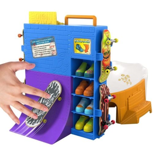 Hot Wheels Fingerboard gabonapehely gördeszkpark