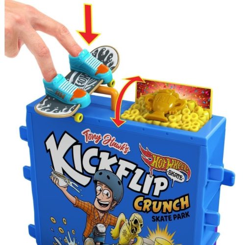 Hot Wheels Fingerboard gabonapehely gördeszkpark