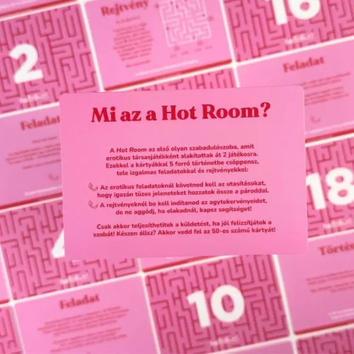 Hot Room erotikus szabadulószoba társasjáték