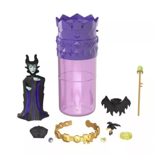 Disney Hercegnők - Mini meglepetés baba Royal Reveal Jók és Gonoszak (1 db)