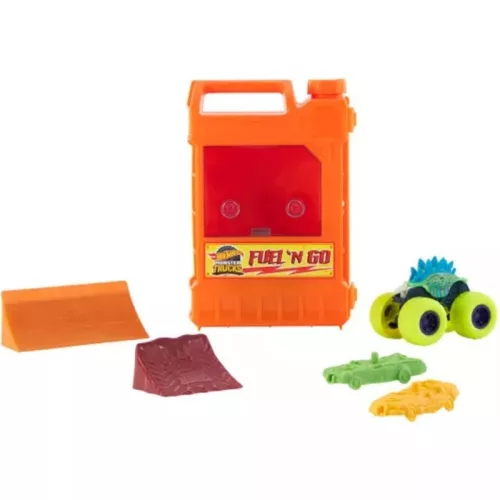 Hot Wheels Monster Trucks benzines kanna játékszett