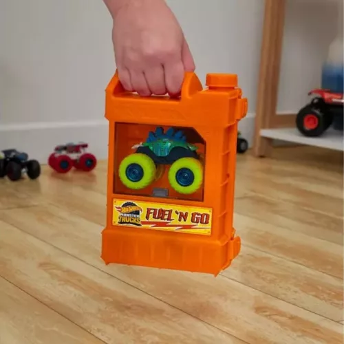 Hot Wheels Monster Trucks benzines kanna játékszett