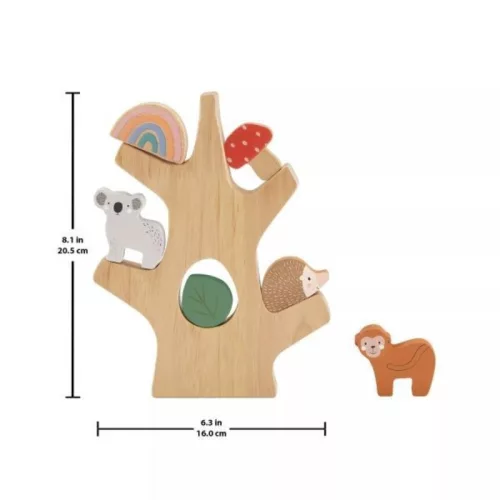 Fisher-Price Wood egyensúlyozó erdőcske fajáték