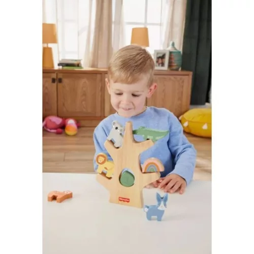 Fisher-Price Wood egyensúlyozó erdőcske fajáték